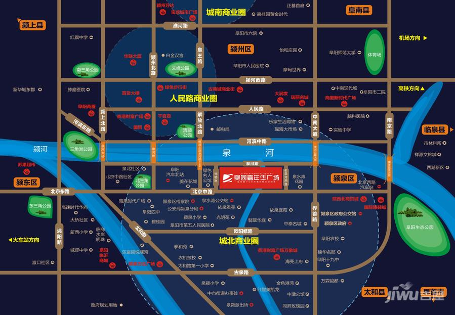嘉年华广场位置交通图图片