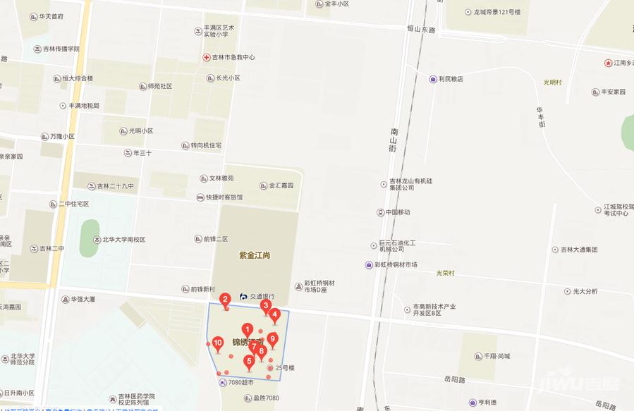 锦绣江南位置交通图2