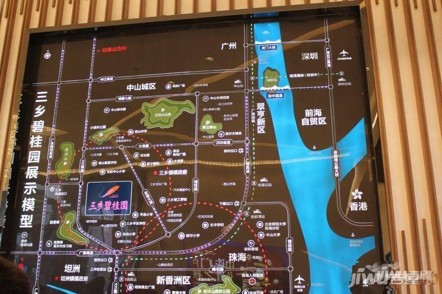 三乡碧桂园位置交通图