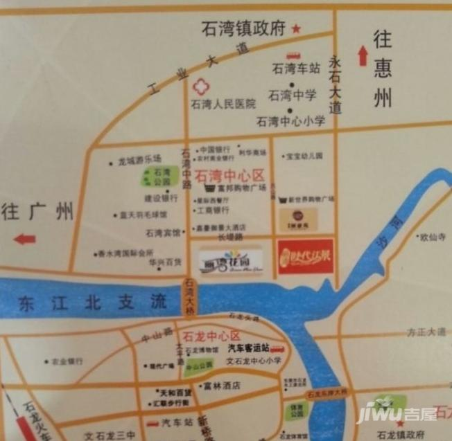 丽湾时代江景花园位置交通图