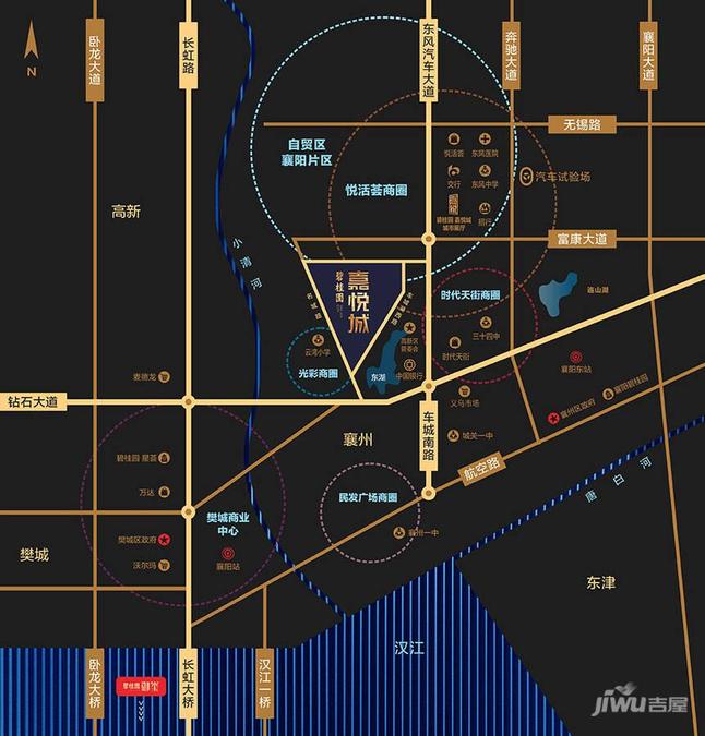 碧桂园嘉悦城位置交通图