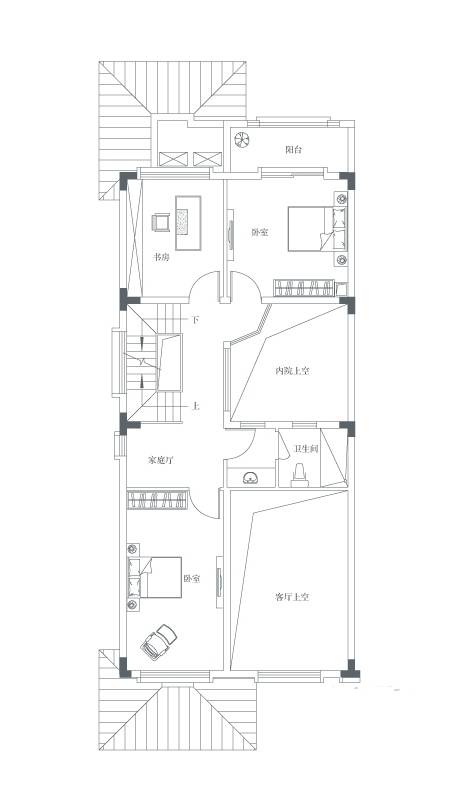 佳兆业水岸新都5室3厅2卫240.6㎡户型图