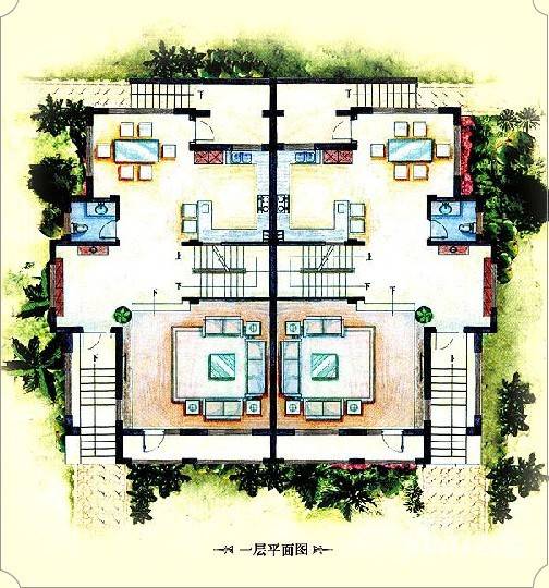 美洲故事6室4厅5卫385.8㎡户型图