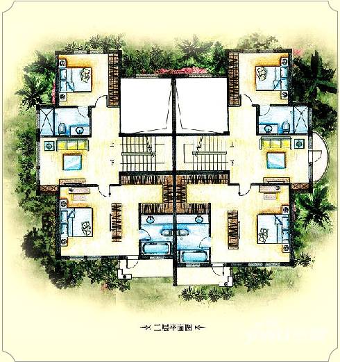 美洲故事5室5厅4卫363.2㎡户型图