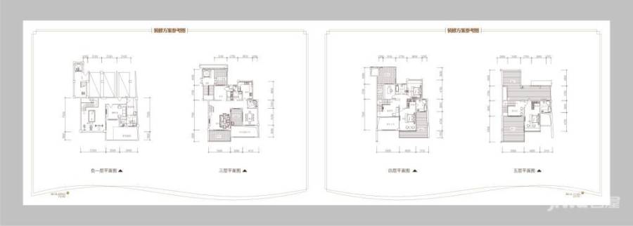 建发汇金国际普通住宅340㎡户型图