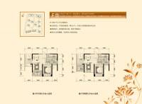 钱江水晶城2室2厅1卫88㎡户型图