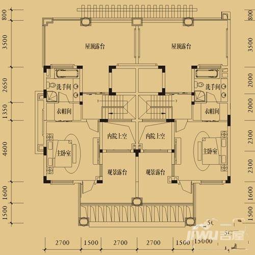 金光华龙岸花园2室4厅0卫220㎡户型图