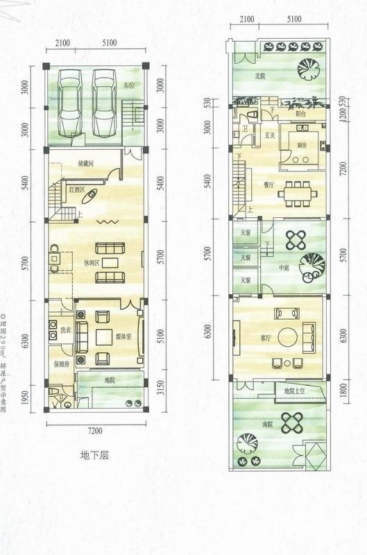 坤和西溪里普通住宅290㎡户型图