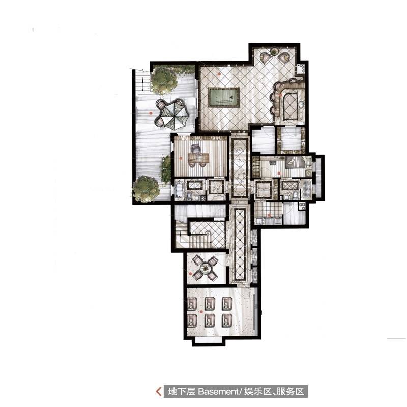 郡原列岛花园普通住宅482㎡户型图