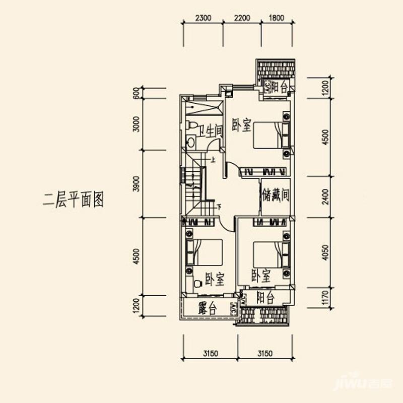 山水英伦庄园4室2厅3卫290㎡户型图