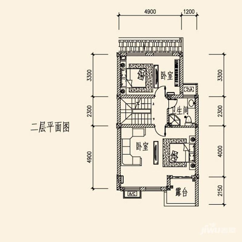 山水英伦庄园3室2厅3卫239㎡户型图