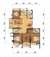 广宇上东城商铺4室2厅2卫150.4㎡户型图