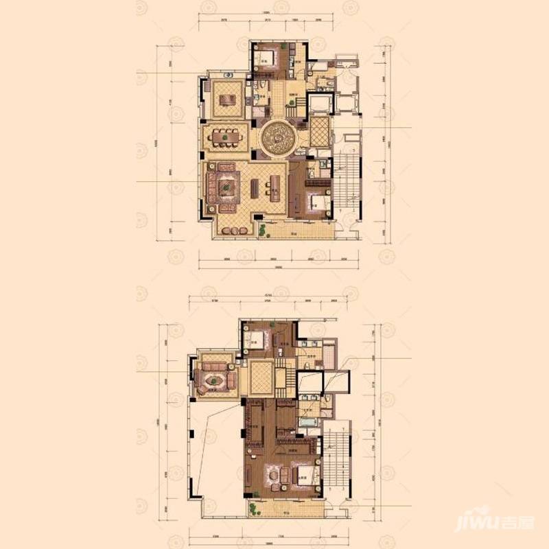 绿城玉园5室4厅5卫450㎡户型图