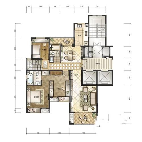 赞成美树普通住宅131㎡户型图