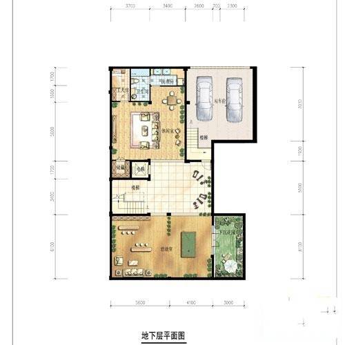 金都夏宫1室1厅1卫100㎡户型图