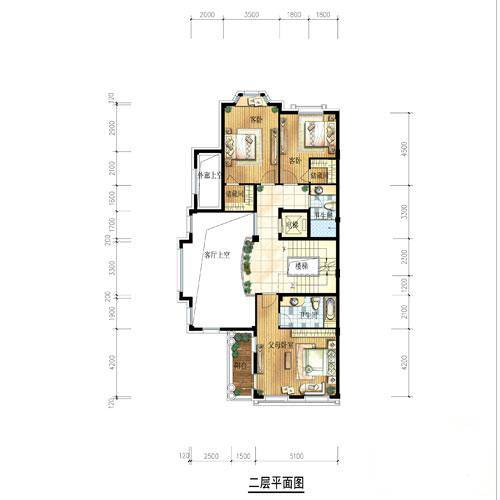 金都夏宫3室0厅3卫100㎡户型图