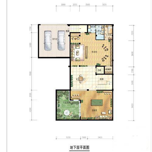 金都夏宫2室1厅0卫100㎡户型图