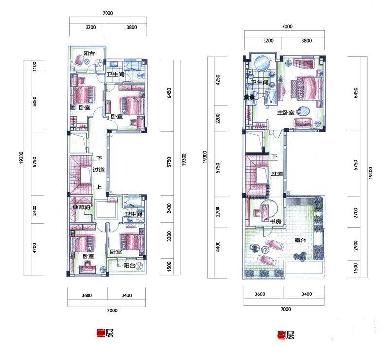 坤和和家园8室3厅5卫300㎡户型图