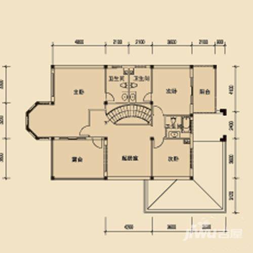 青山湖81号5室0厅3卫409.4㎡户型图