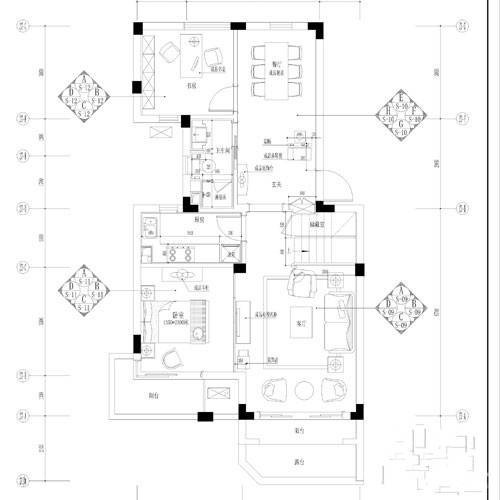 良渚文化村白鹭郡南2室2厅1卫户型图