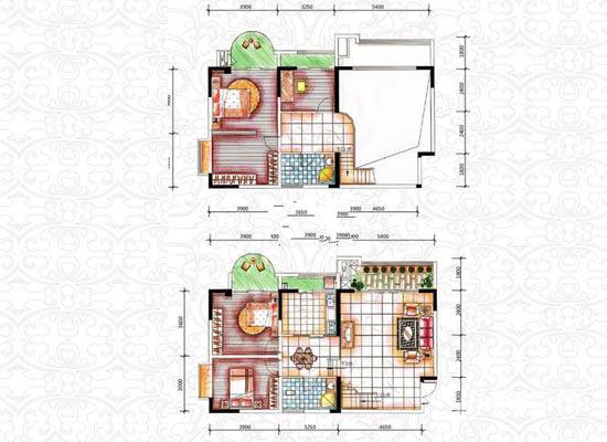 碧园花城4室3厅2卫146㎡户型图