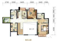 坤元水木清华4室3厅4卫218.3㎡户型图