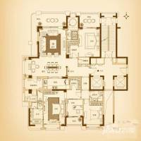 彩虹豪庭4室2厅3卫242㎡户型图