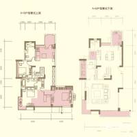 金山碧海3室1厅1卫174.2㎡户型图