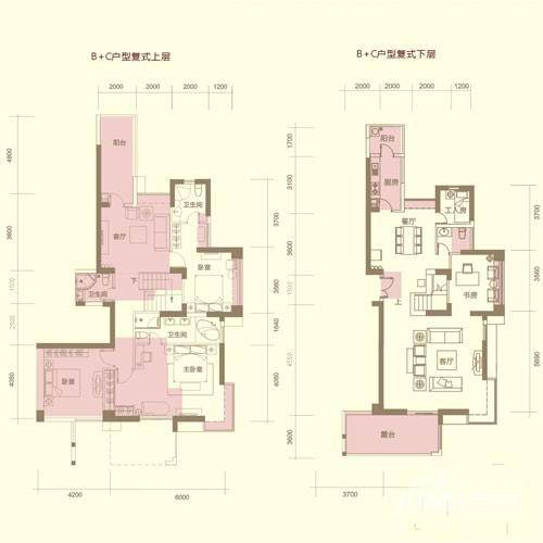 金山碧海4室0厅0卫171.7㎡户型图