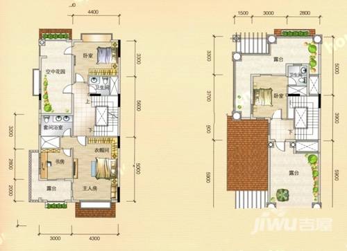 汇景东方普通住宅300㎡户型图