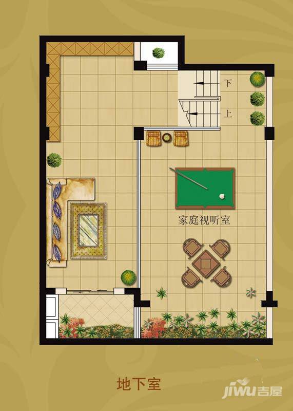 银河湾卓苑4室2厅4卫165㎡户型图