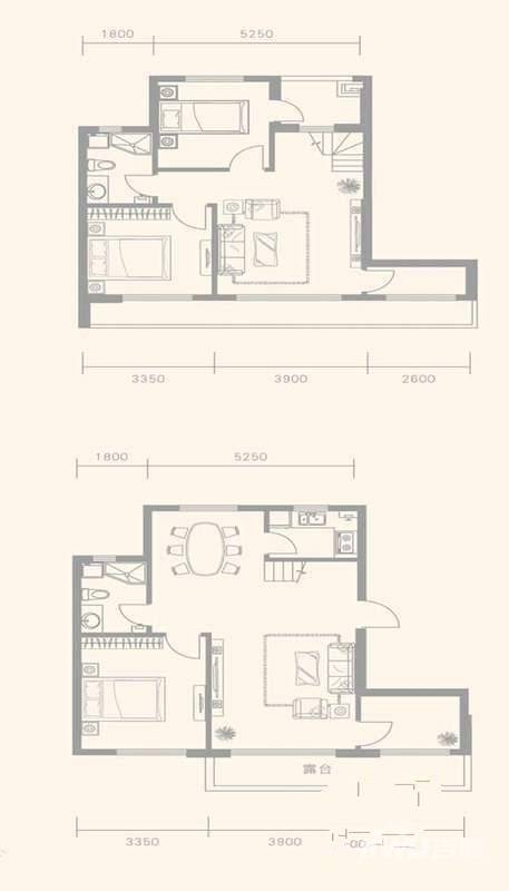 亚联翡翠春城4室2厅2卫200㎡户型图