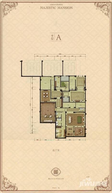 绿城苏州御园3室3厅4卫410㎡户型图