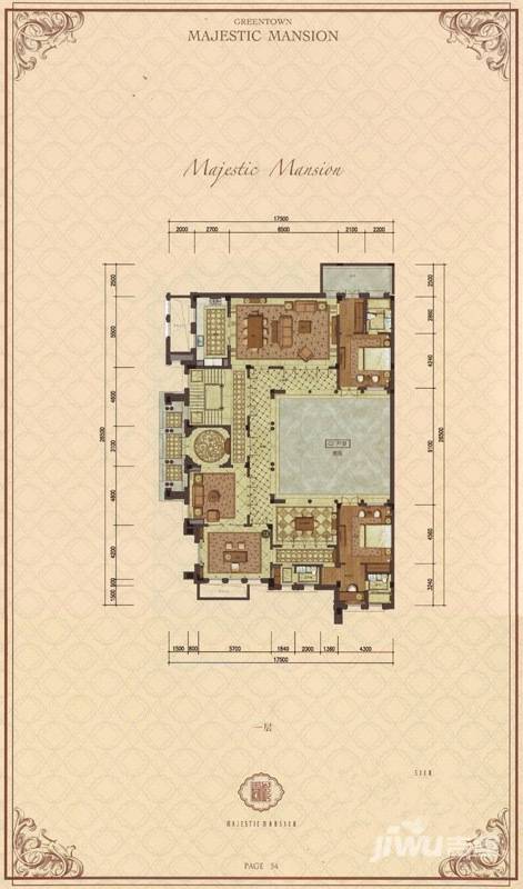 绿城苏州御园6室3厅3卫500㎡户型图