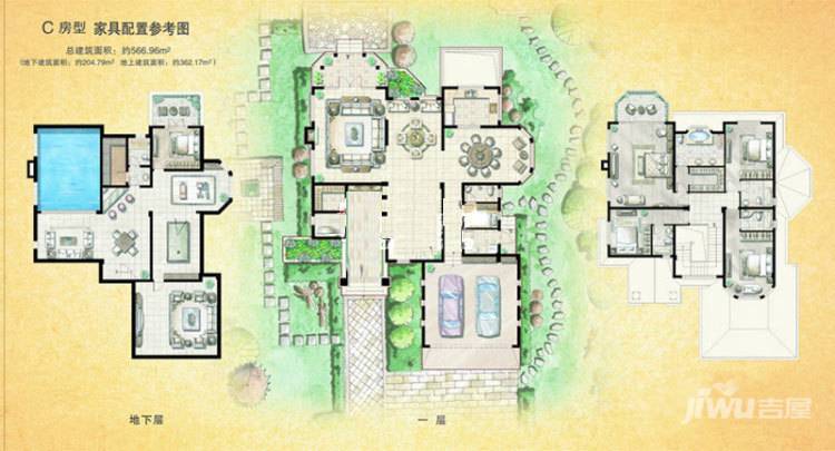 银丽高尔夫别墅普通住宅567㎡户型图