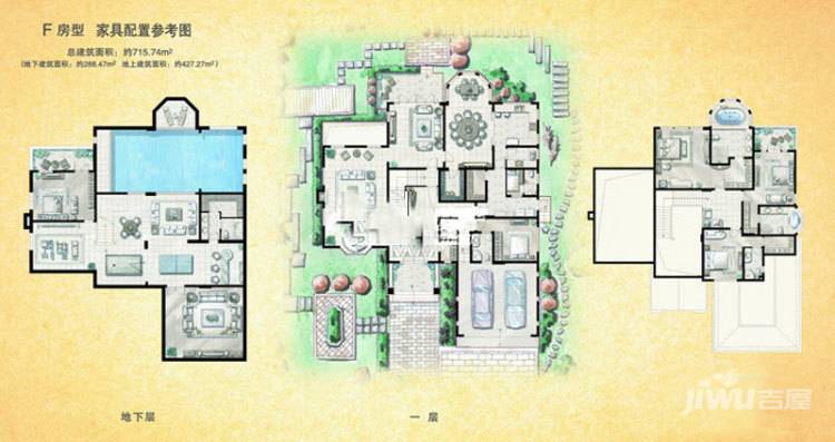 银丽高尔夫别墅普通住宅712㎡户型图