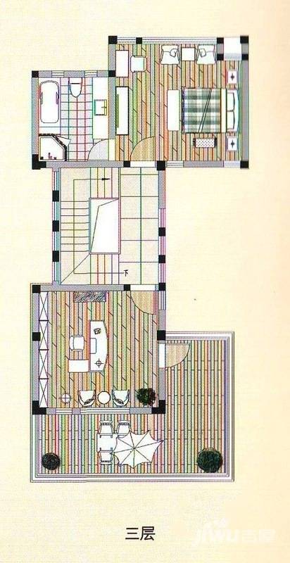 庄子5室2厅4卫户型图