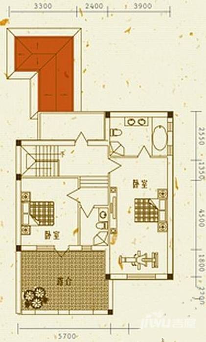 米拉晶典普通住宅213㎡户型图