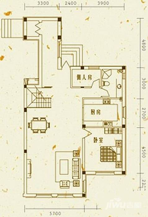 米拉晶典普通住宅213㎡户型图