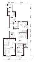 千缘爱在城3室2厅2卫116.5㎡户型图