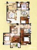 融侨国际公馆5室2厅3卫162㎡户型图