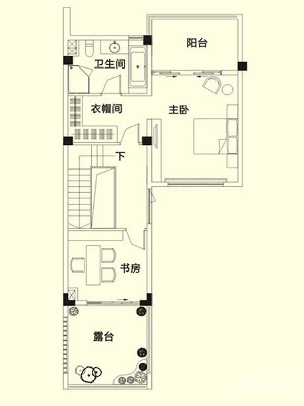 龙江云山墅8室3厅6卫户型图