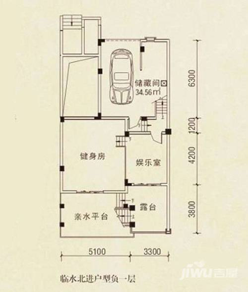 御邦二期8室2厅3卫266.4㎡户型图