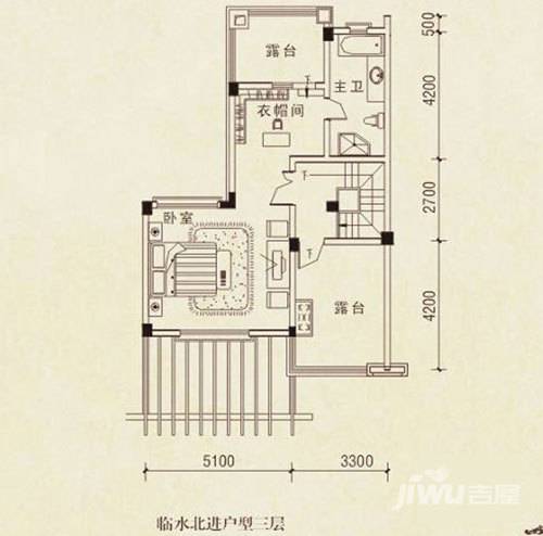 御邦二期8室2厅3卫266.4㎡户型图