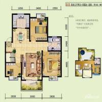 琴韵华庭4室3厅1卫160.1㎡户型图