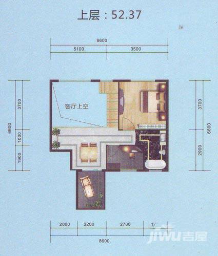 南湖郡3室2厅2卫130.6㎡户型图