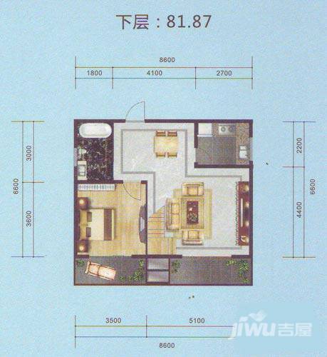 南湖郡3室2厅2卫133.2㎡户型图