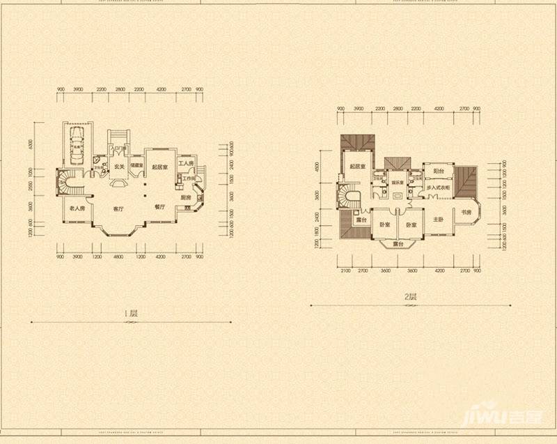 大鹏湾别墅-独栋374㎡户型图