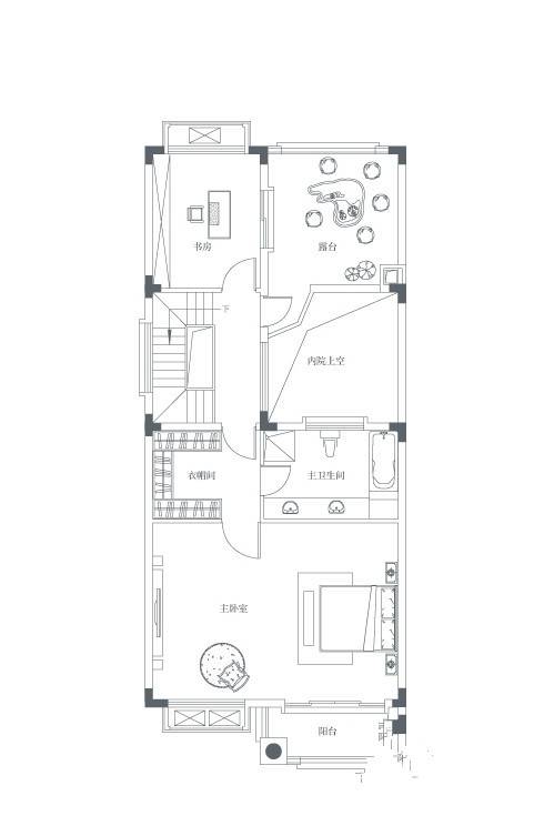 佳兆业水岸新都5室3厅1卫241㎡户型图