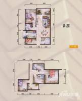 金荣央谷金座3室1厅1卫118㎡户型图